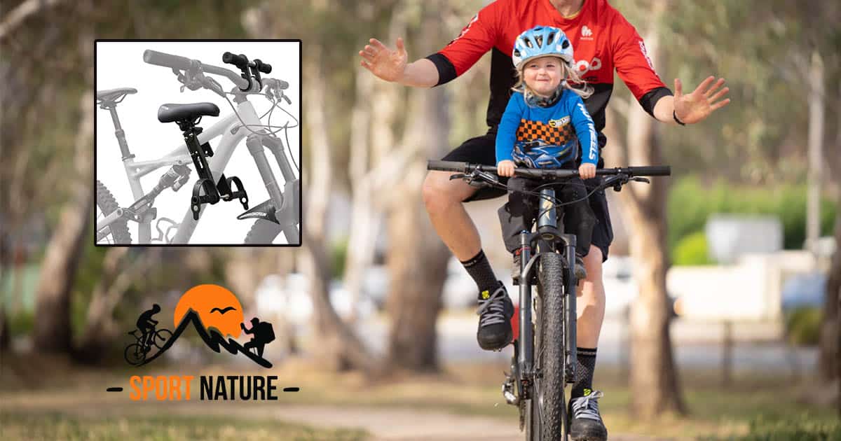 Kids Ride Shotgun Siège Enfant Vélo VTT - Pro Kids - noir