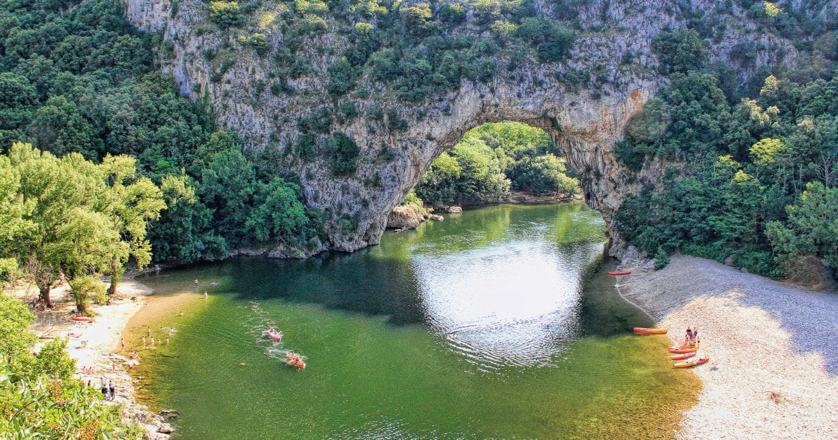 session de kayak en ardeche