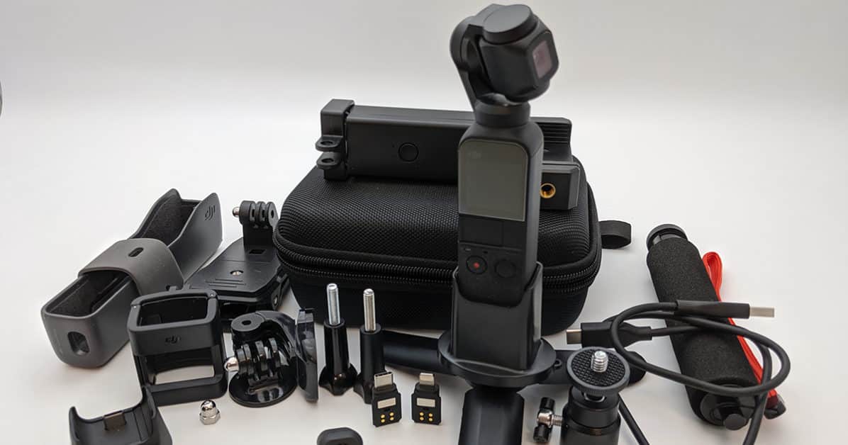 J'ai testé la DJI Osmo Pocket, matez le résultat 2 le pack osmo avec accessoires