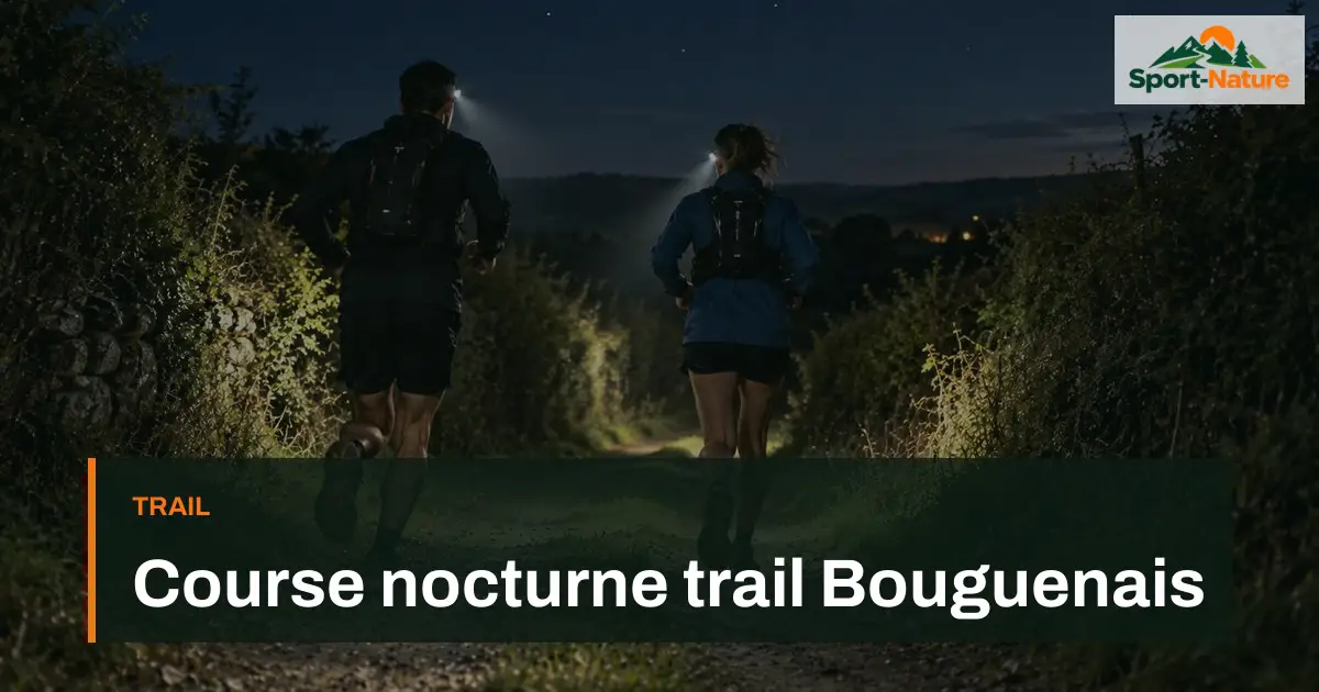 Course nocturne trail Bouguenais
