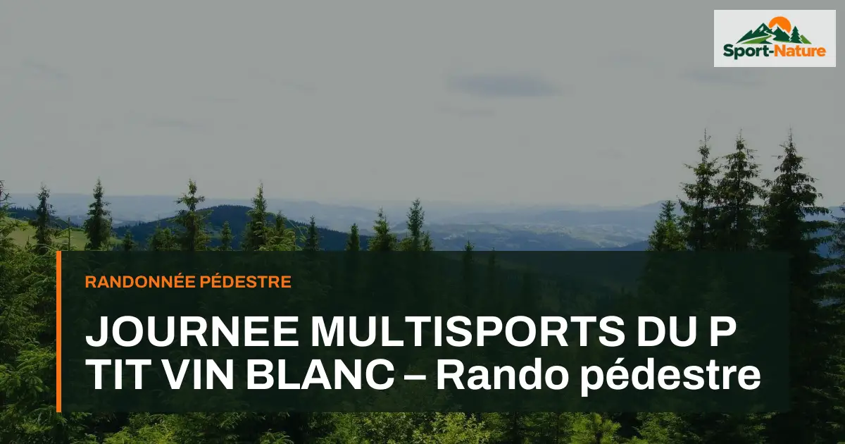 JOURNEE MULTISPORTS DU P TIT VIN BLANC – Rando pédestre