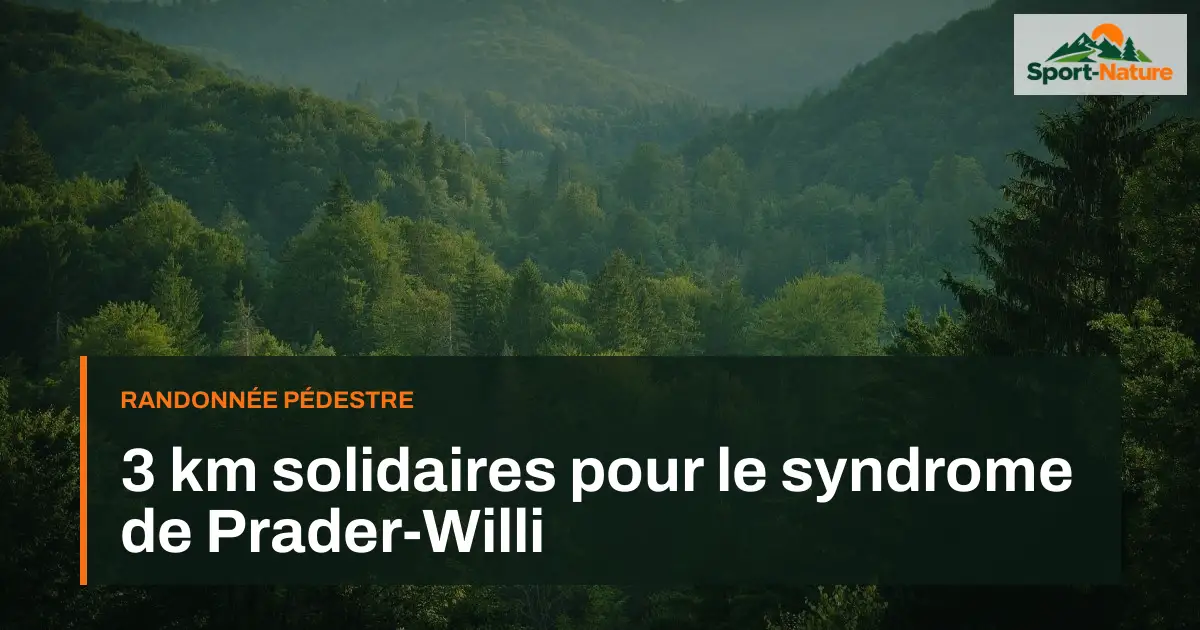3 km solidaires pour le syndrome de Prader-Willi