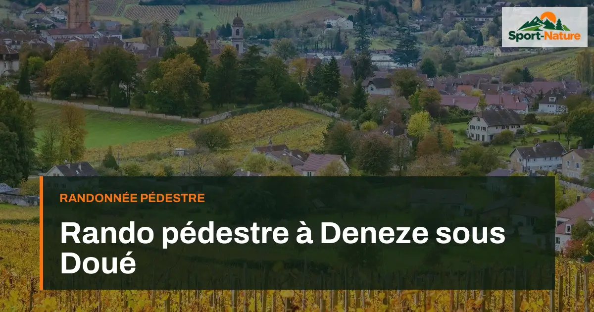 Rando pédestre à Deneze sous Doué