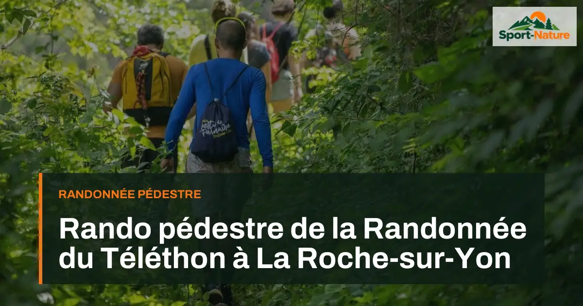 Rando pédestre de la Randonnée du Téléthon à La Roche-sur-Yon