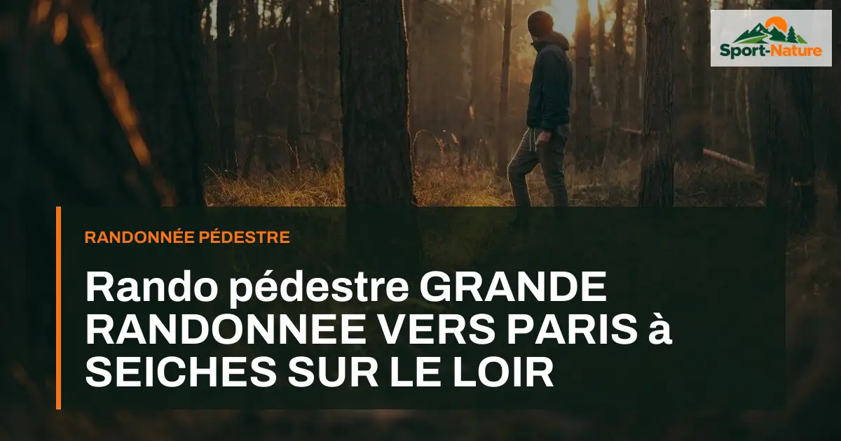 Rando pédestre GRANDE RANDONNEE VERS PARIS à SEICHES SUR LE LOIR