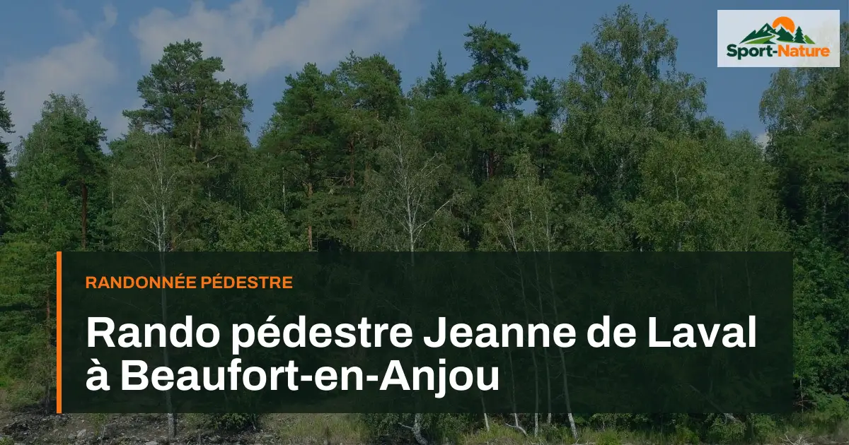 Rando pédestre Jeanne de Laval à Beaufort-en-Anjou