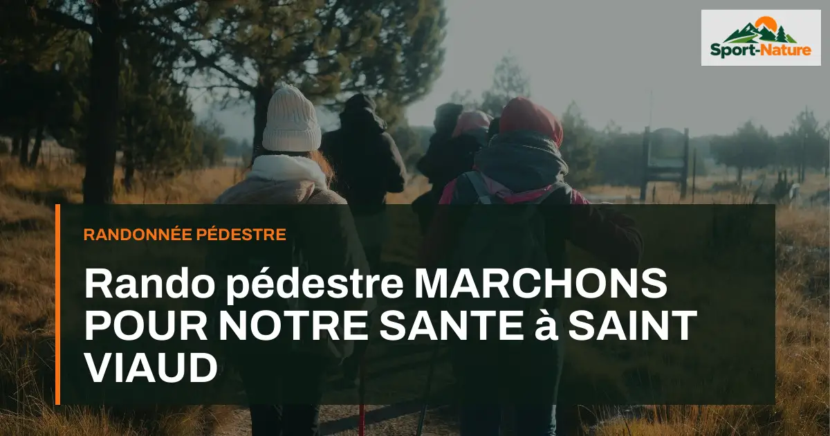 Rando pédestre MARCHONS POUR NOTRE SANTE à SAINT VIAUD