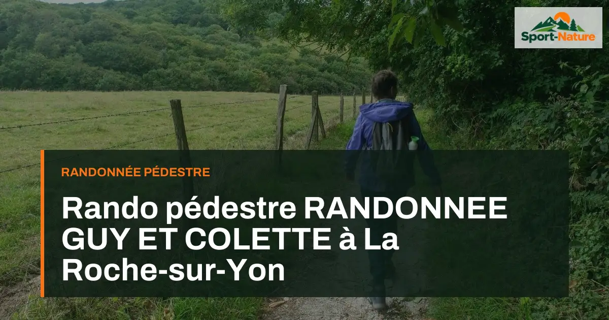 Rando pédestre RANDONNEE GUY ET COLETTE à La Roche-sur-Yon