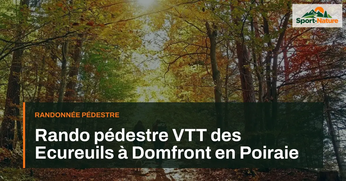 Rando pédestre VTT des Ecureuils à Domfront en Poiraie