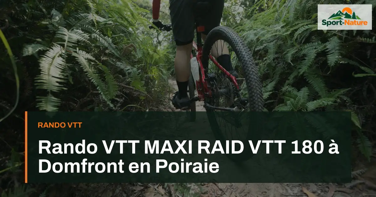 Rando VTT MAXI RAID VTT 180 à Domfront en Poiraie