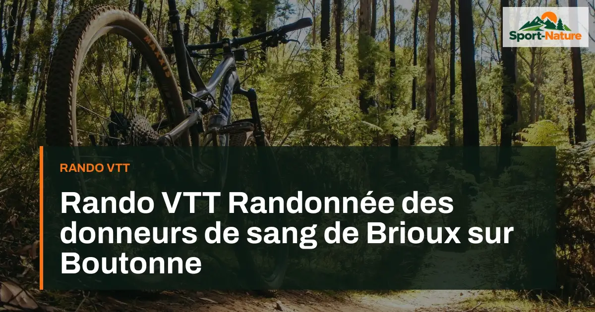 Rando VTT Randonnée des donneurs de sang de Brioux sur Boutonne