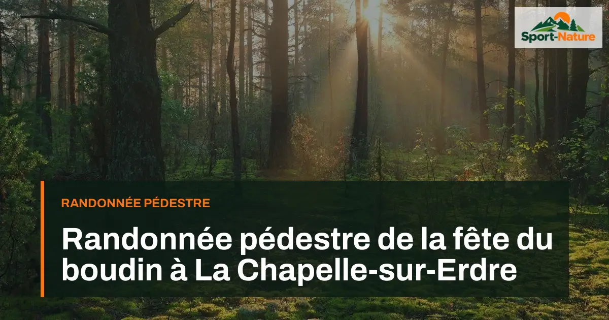 Randonnée pédestre de la fête du boudin à La Chapelle-sur-Erdre