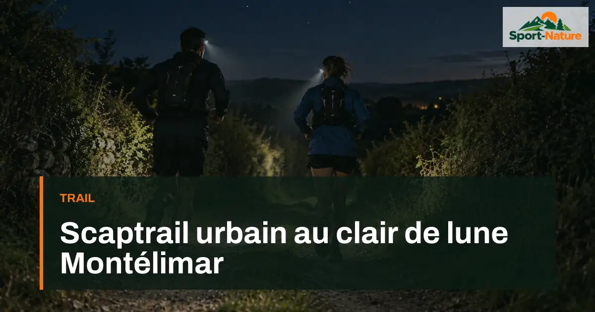 Scaptrail urbain au clair de lune Montélimar