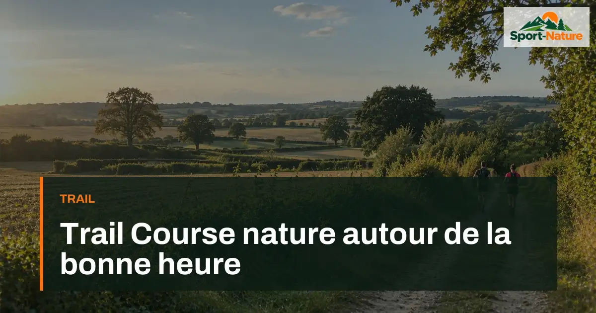 Trail Course nature autour de la bonne heure