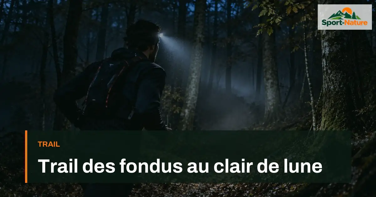 Trail des fondus au clair de lune